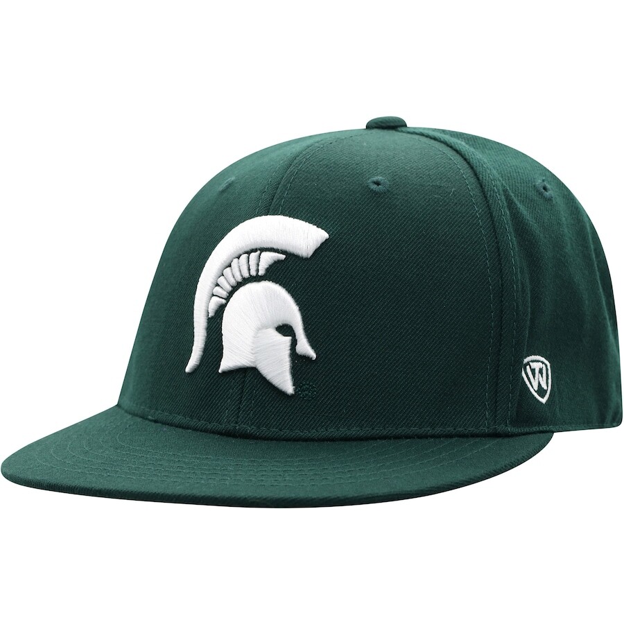 

Бейсболка Top of the World Michigan State Spartans, зеленый