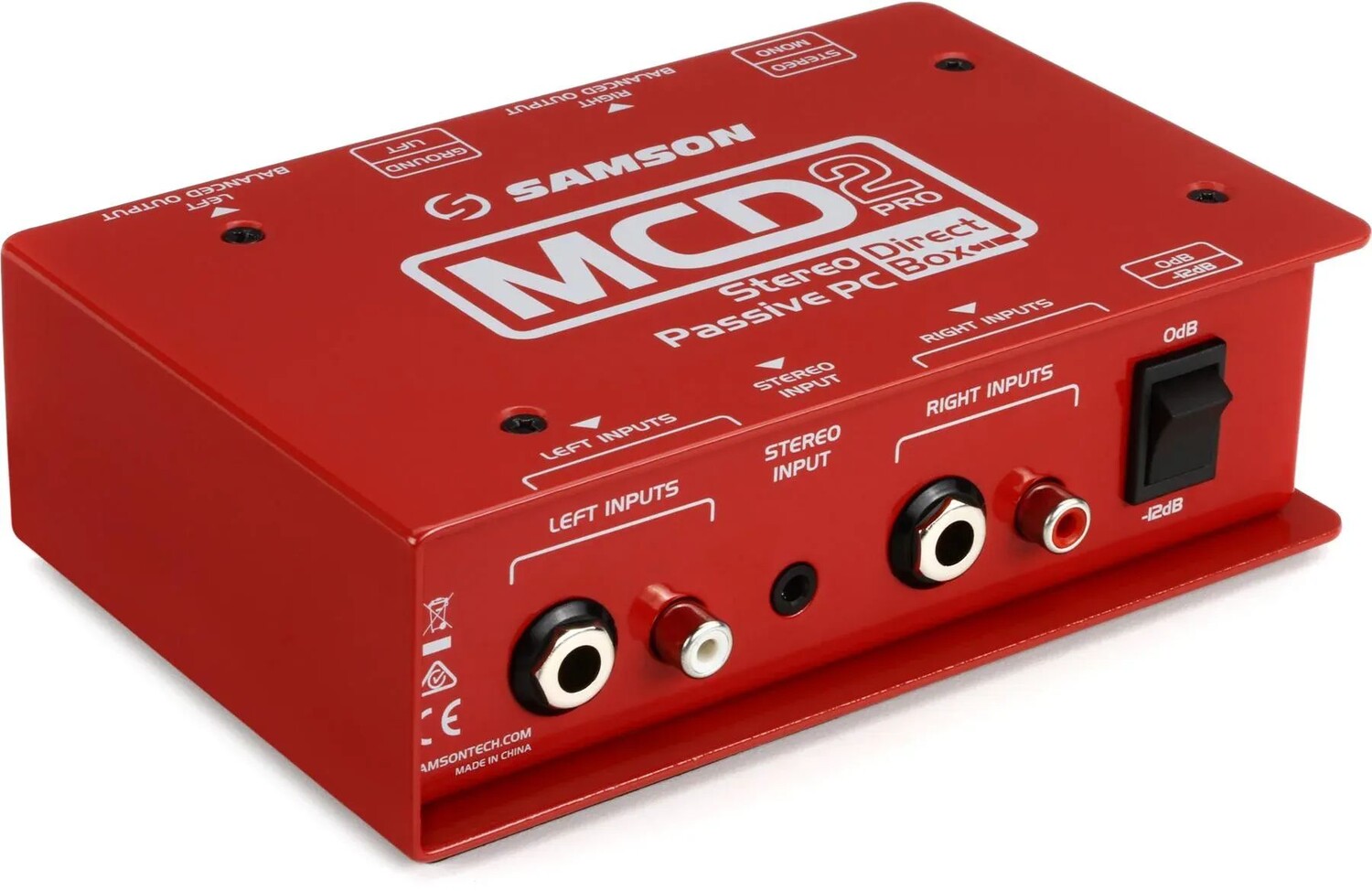

Samson MCD2 Pro 2-канальный пассивный A/V Direct Box