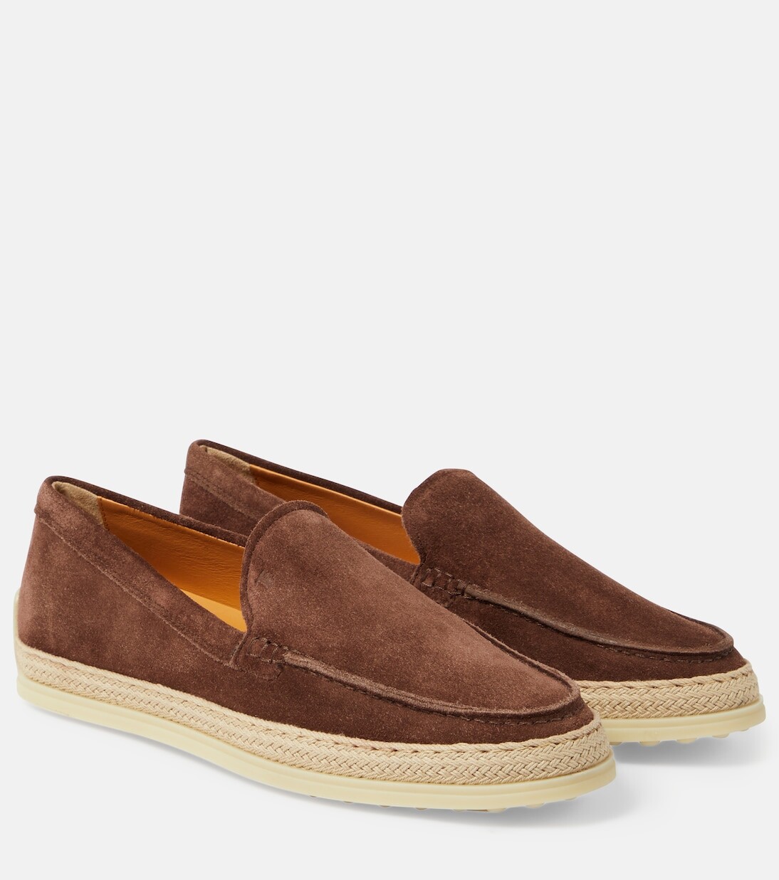 

Замшевые балетки gommino Tod'S, белый