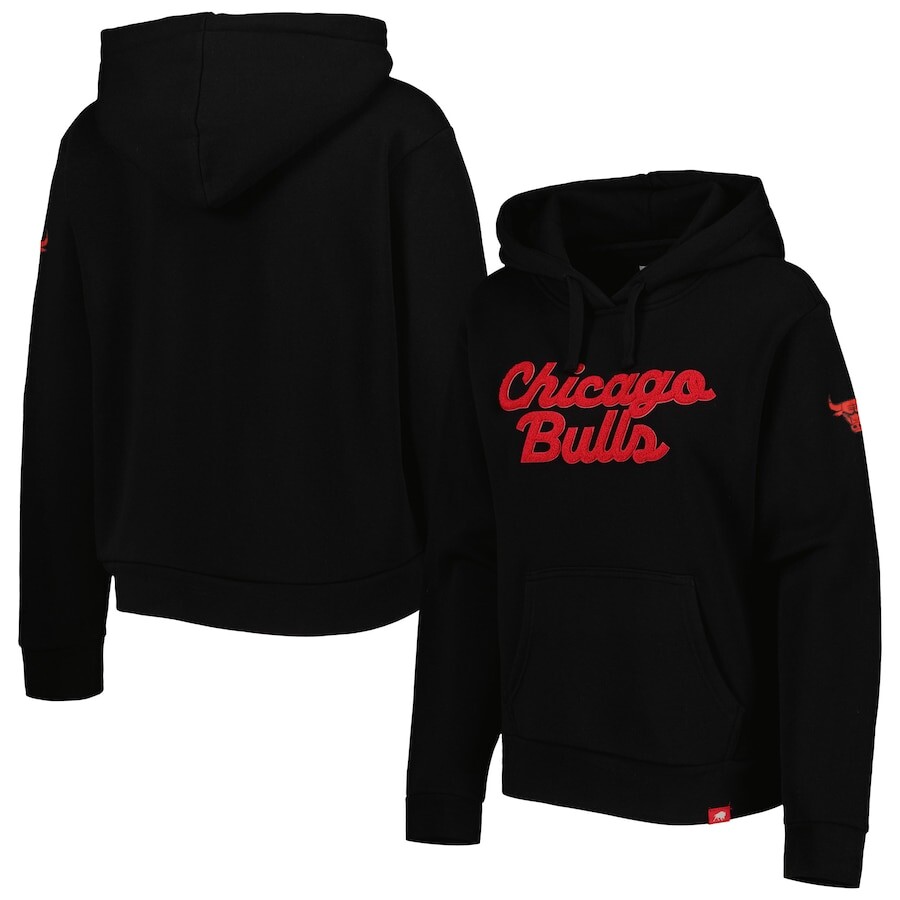 

Пуловер с капюшоном Sportiqe Chicago Bulls, черный