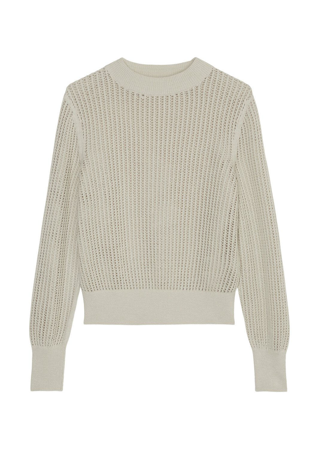 

Свитер Marc O'Polo Ajour Strick slim, цвет stone grey