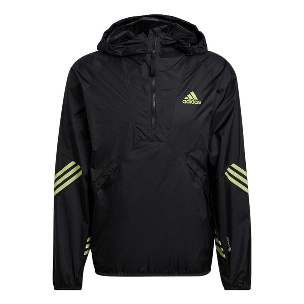 Куртка adidas Stripe Logo Sports Training Half Zipper Jacket Black, мультиколор