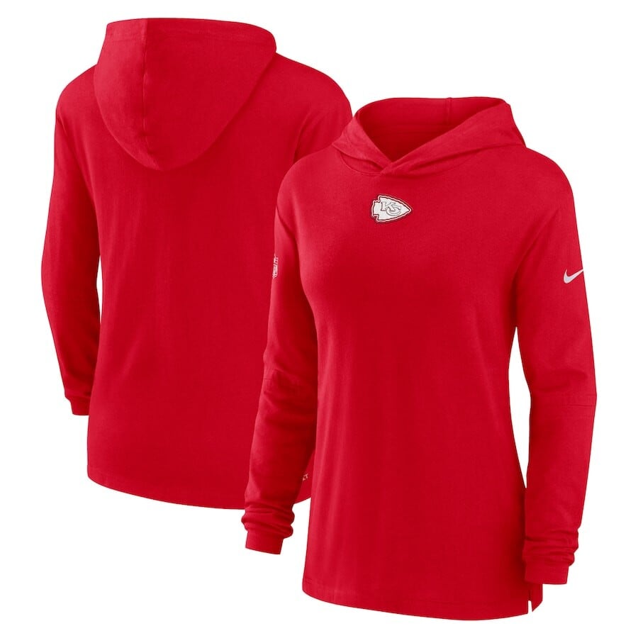 

Футболка с длинным рукавом Nike Kansas City Chiefs, красный