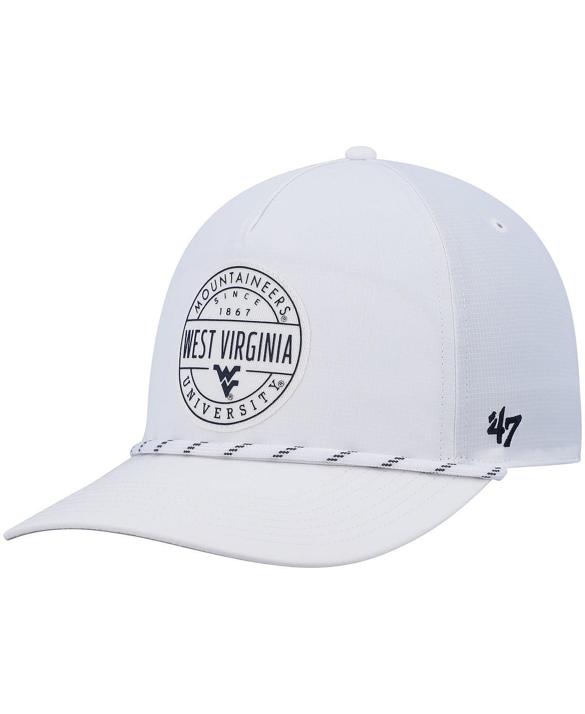 

Мужская белая кепка '47 West Virginia Mountaineers Suburbia Captain Snapback '47 Brand