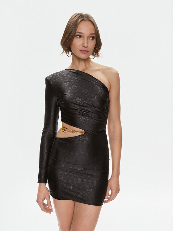 

Коктейльное платье узкого кроя Elisabetta Franchi, черный