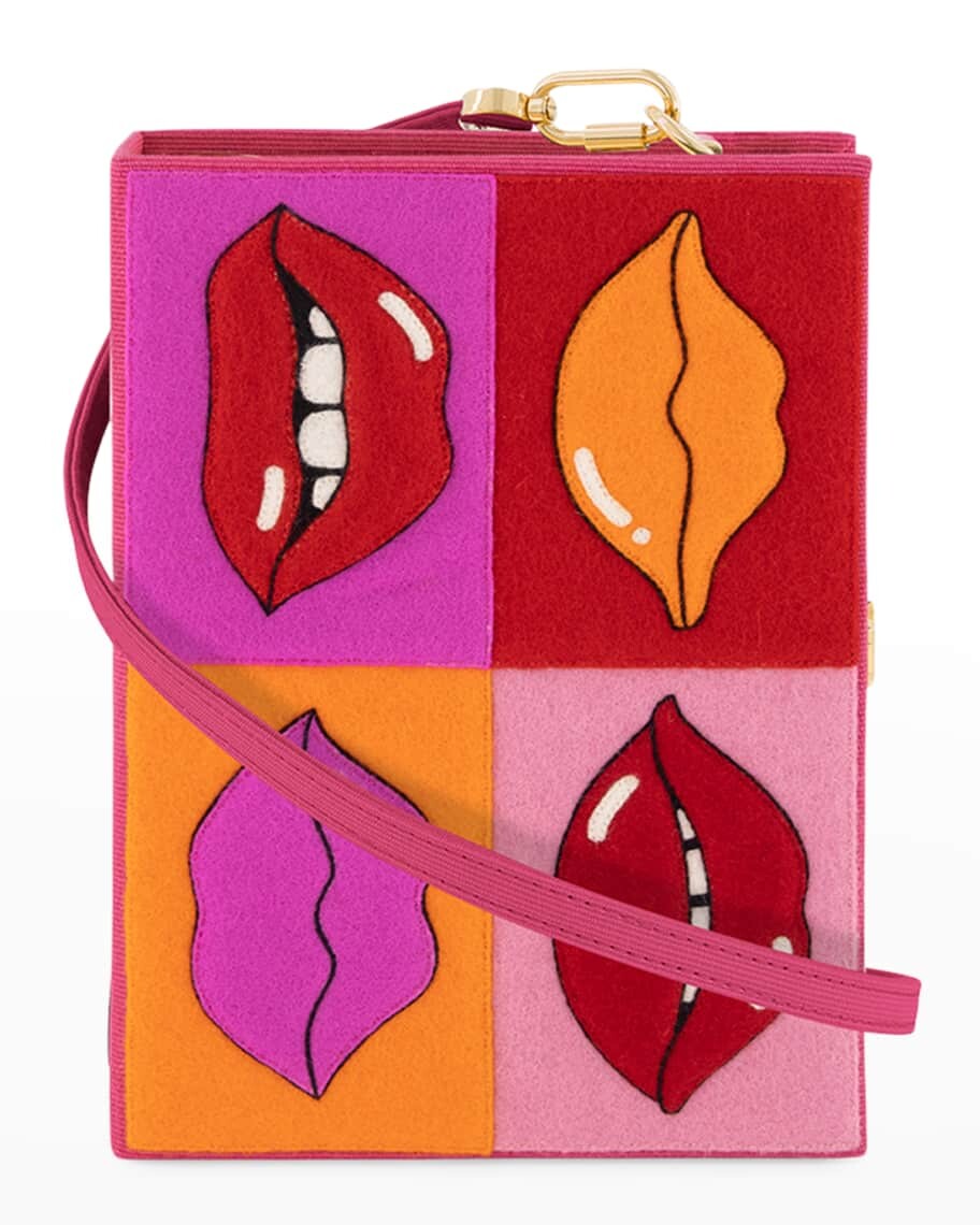 

Клатч Lips Georgia Perry Book с ремешком Olympia Le-Tan