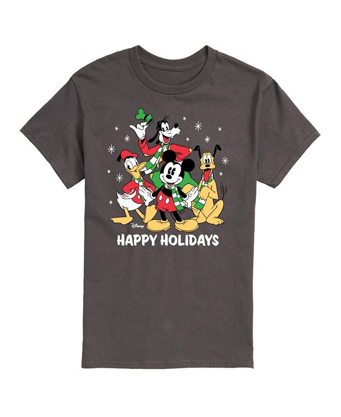 

Мужская футболка Disney Holiday с короткими рукавами AIRWAVES, цвет Athletic Heather
