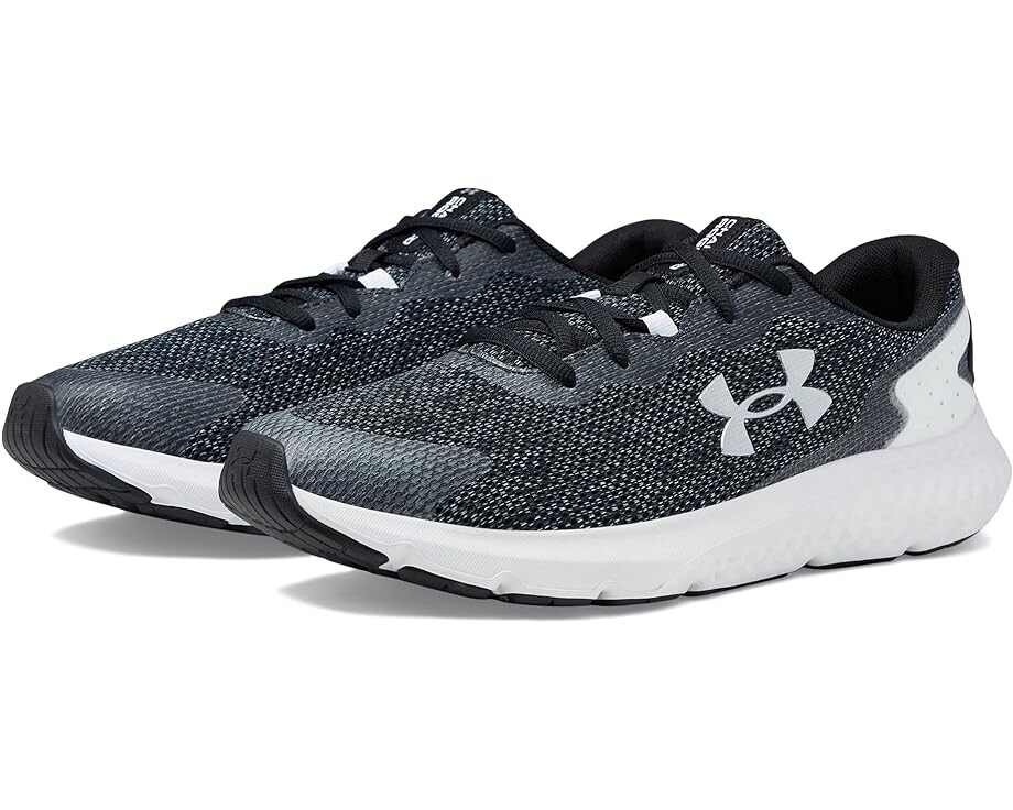 

Кроссовки Under Armour Charged Rogue 3, цвет Black/White/Metallic Silver