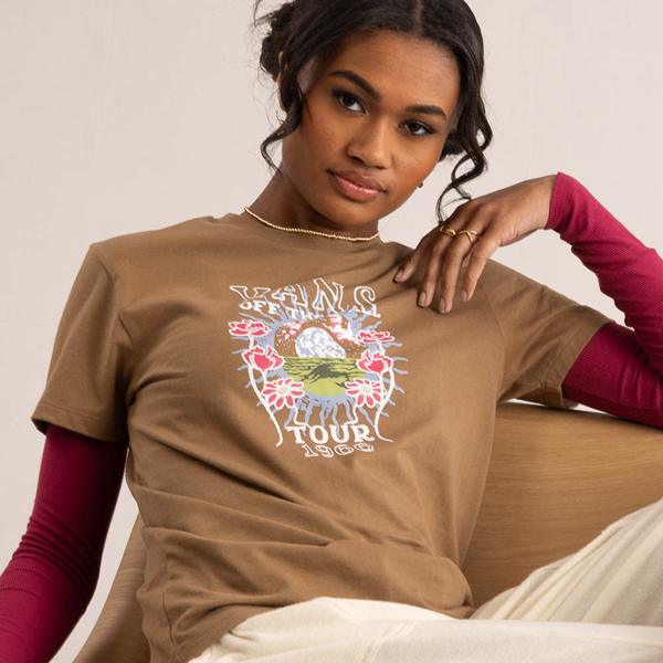 Женская футболка Vans Tuesdays BFF, цвет Otter