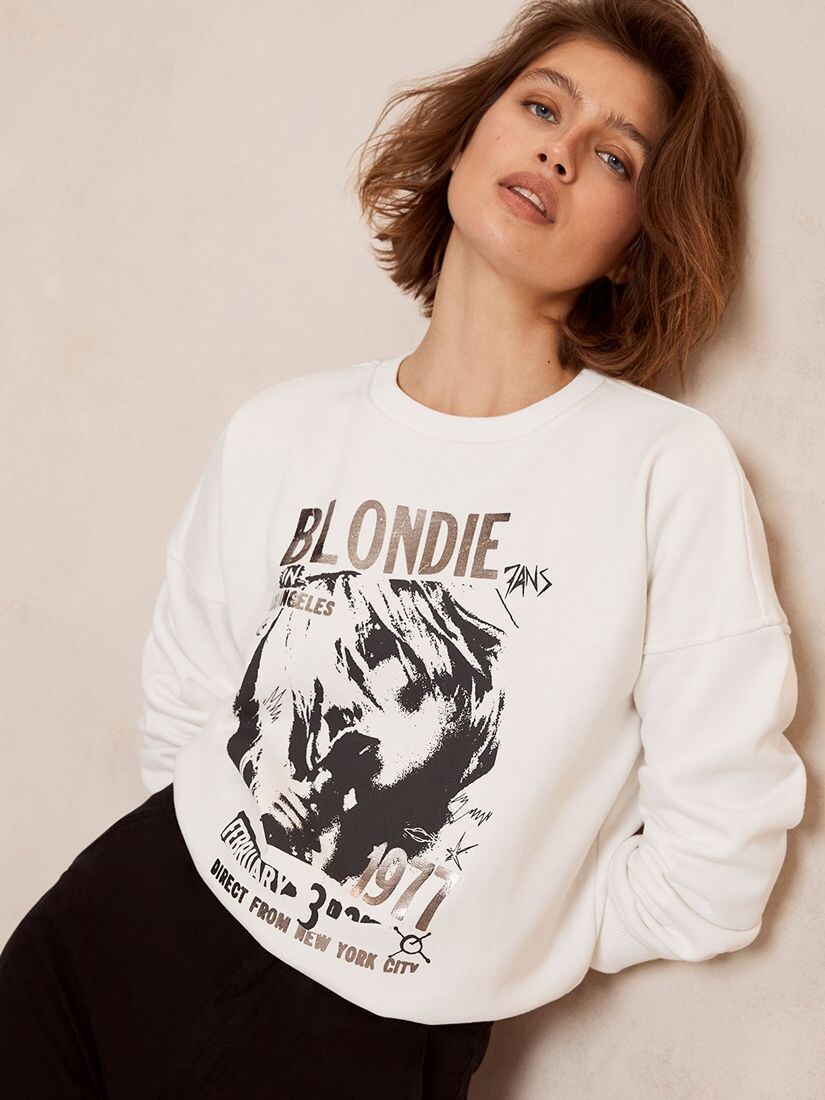 

Джемпер с рисунком Mint Velvet Blondie, белый