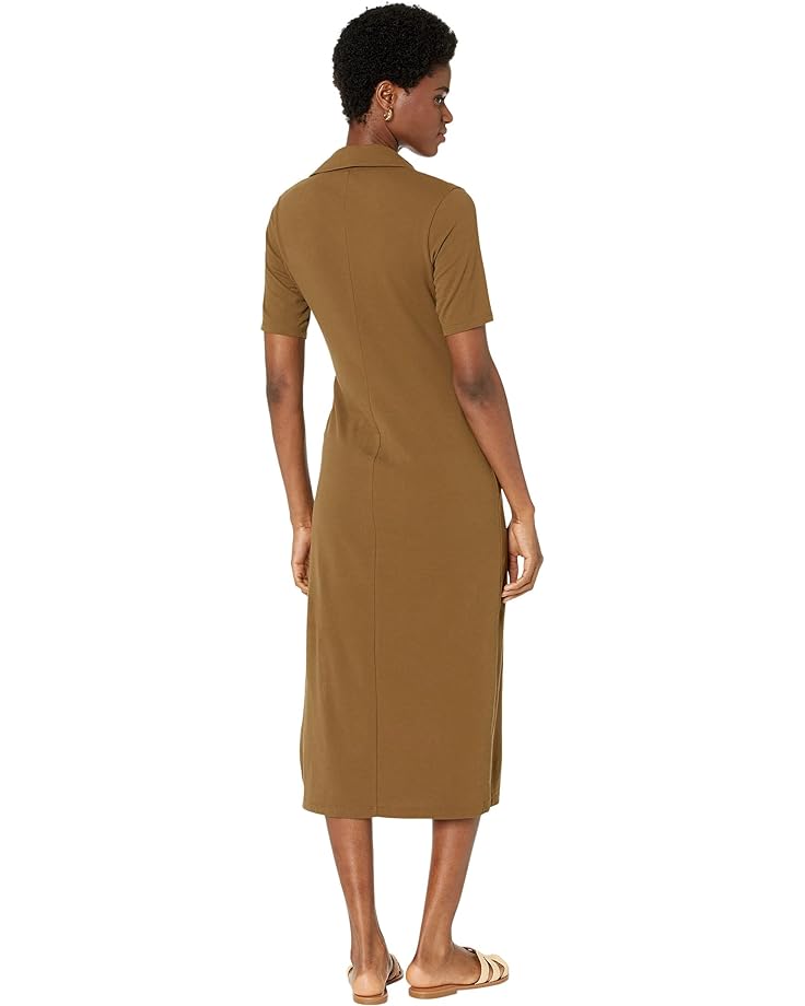 

Платье Vince Elbow Sleeve Polo Dress, цвет Cottonwood