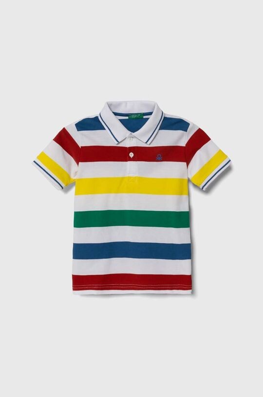 

Рубашка-поло из детской шерсти United Colors of Benetton, мультиколор