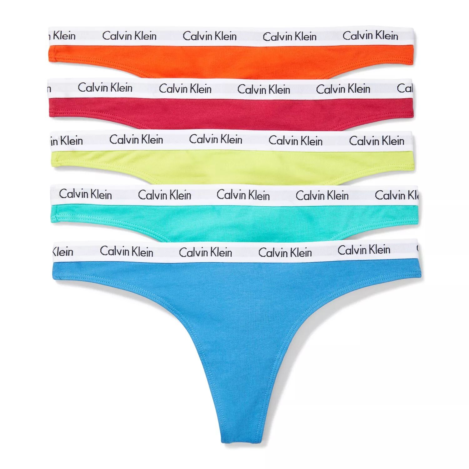 

Женский комплект трусиков-стрингов Calvin Klein Carousel из 5 штук QD3585 Calvin Klein