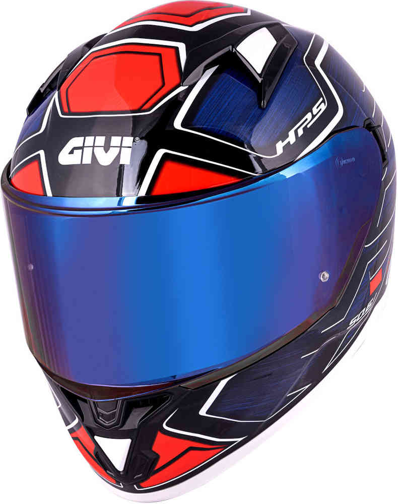 Шлем 50.6 Sport Deep ограниченной серии GIVI, синий/красный набор колпачков givi z128 wingrack мм m3 для крышки черный