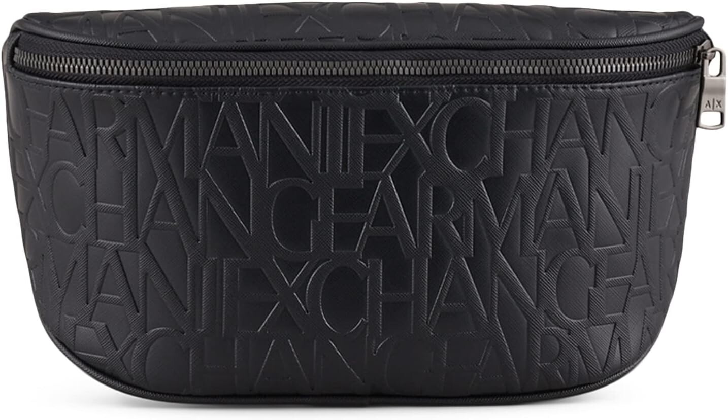 

Поясная сумка с тисненым логотипом Armani Exchange, цвет Nero