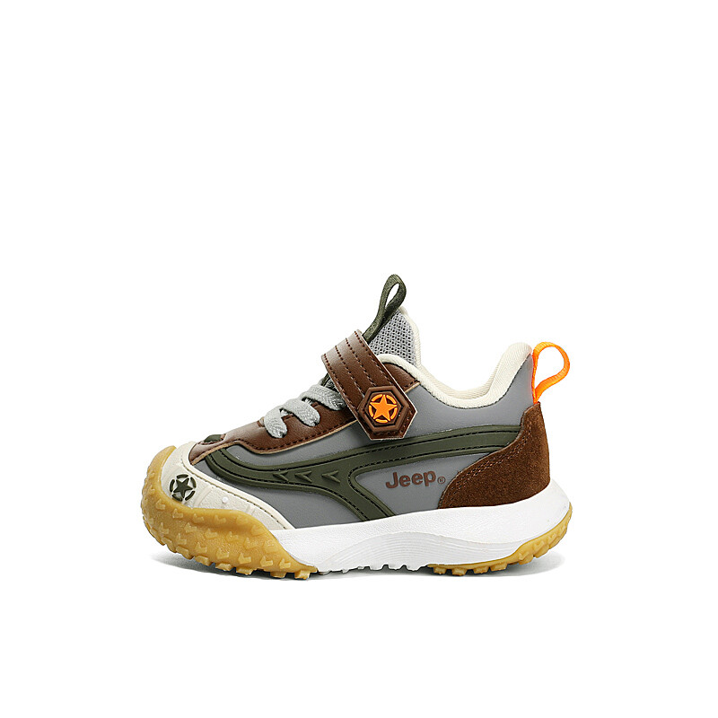 

Кроссовки Jeep Kids Lifestyle Shoes Kids Low-top Green/orange/white/beige, коричневый