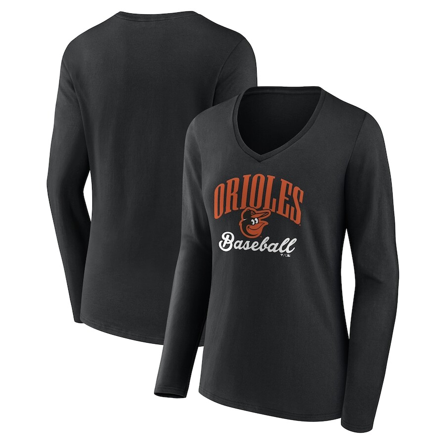 

Футболка с длинным рукавом Fanatics Branded Baltimore Orioles, черный