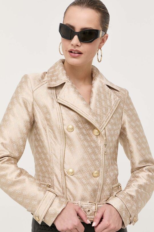 

Мотоциклетная куртка Guess, бежевый