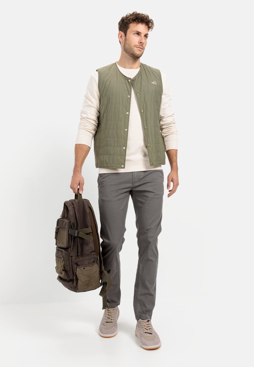 

Чиносы SLIM FIT camel active, цвет Stone