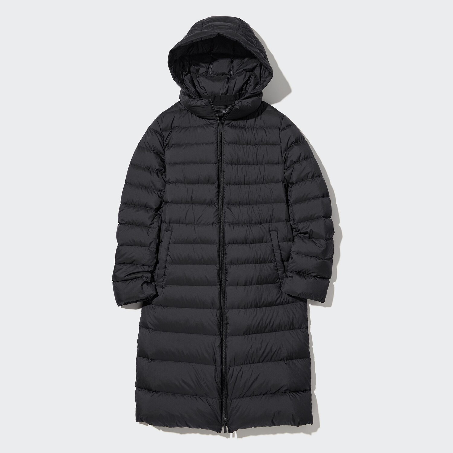 

Сверхлегкое длинное пухово UNIQLO, черный