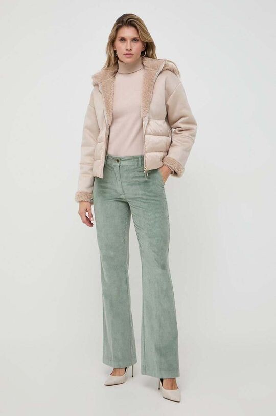 

Вельветовые брюки Twinset, зеленый