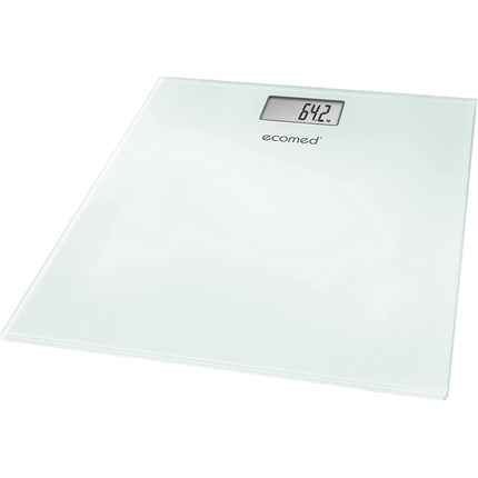 Цифровые напольные весы Ecomed PS-72E, до 150 кг, стекло, с автоматическим отключением Medisana весы напольные medisana ecomed ps 72 e
