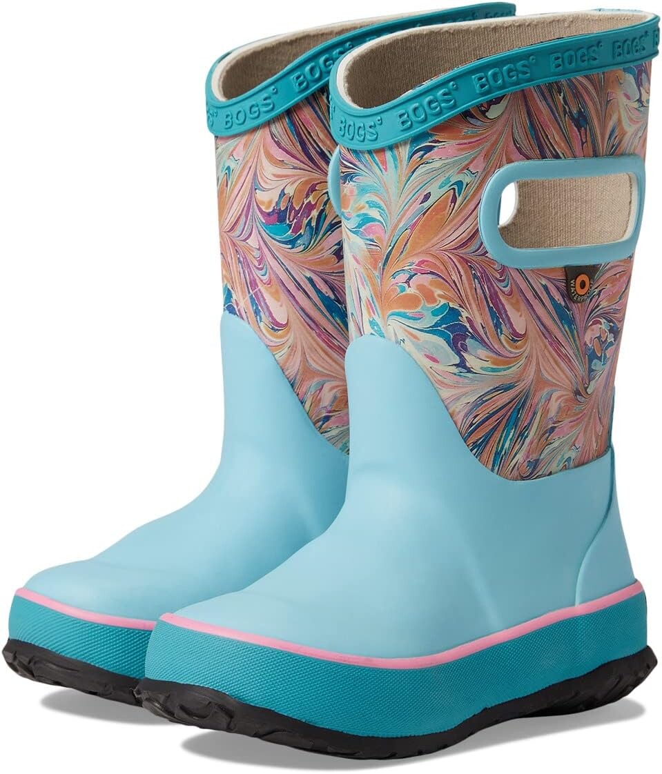 

Резиновые сапоги Rain Boot Marble Bogs, цвет Light Aqua Multi