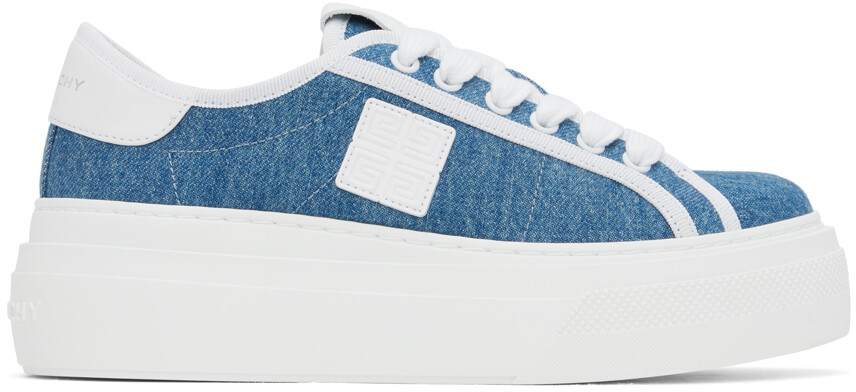 

Джинсовые кроссовки Blue City средние Givenchy