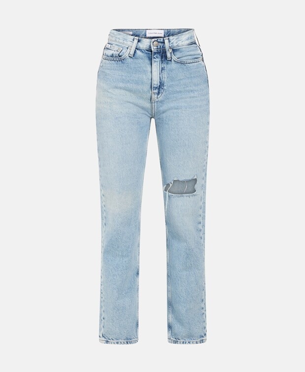 

Прямые джинсы Calvin Klein Jeans, светло-синий