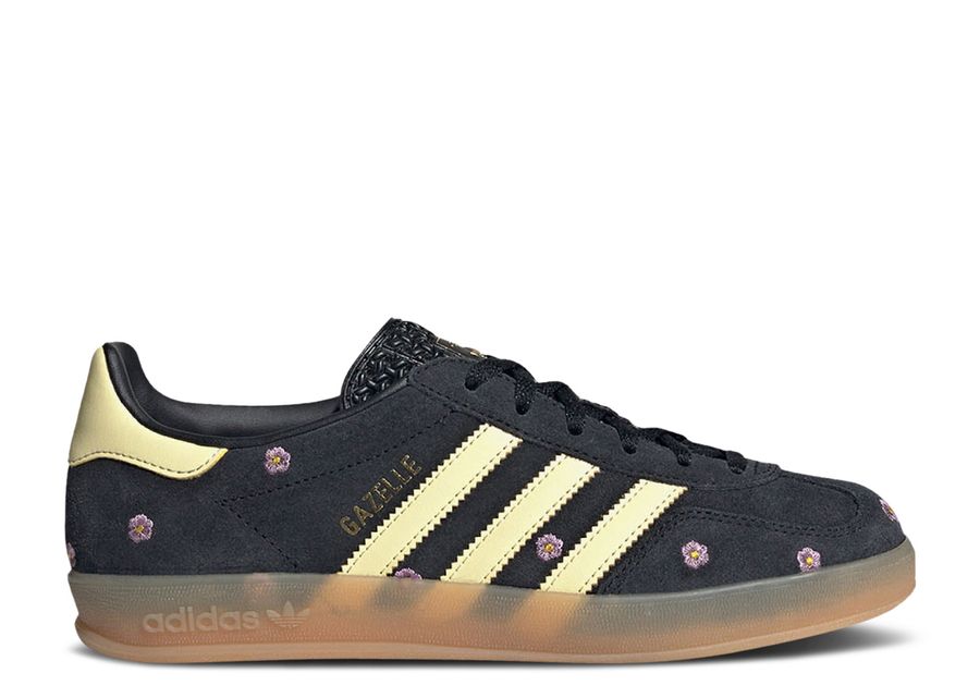 

Кроссовки adidas Wmns Gazelle Indoor, цвет Black Floral Embroidery