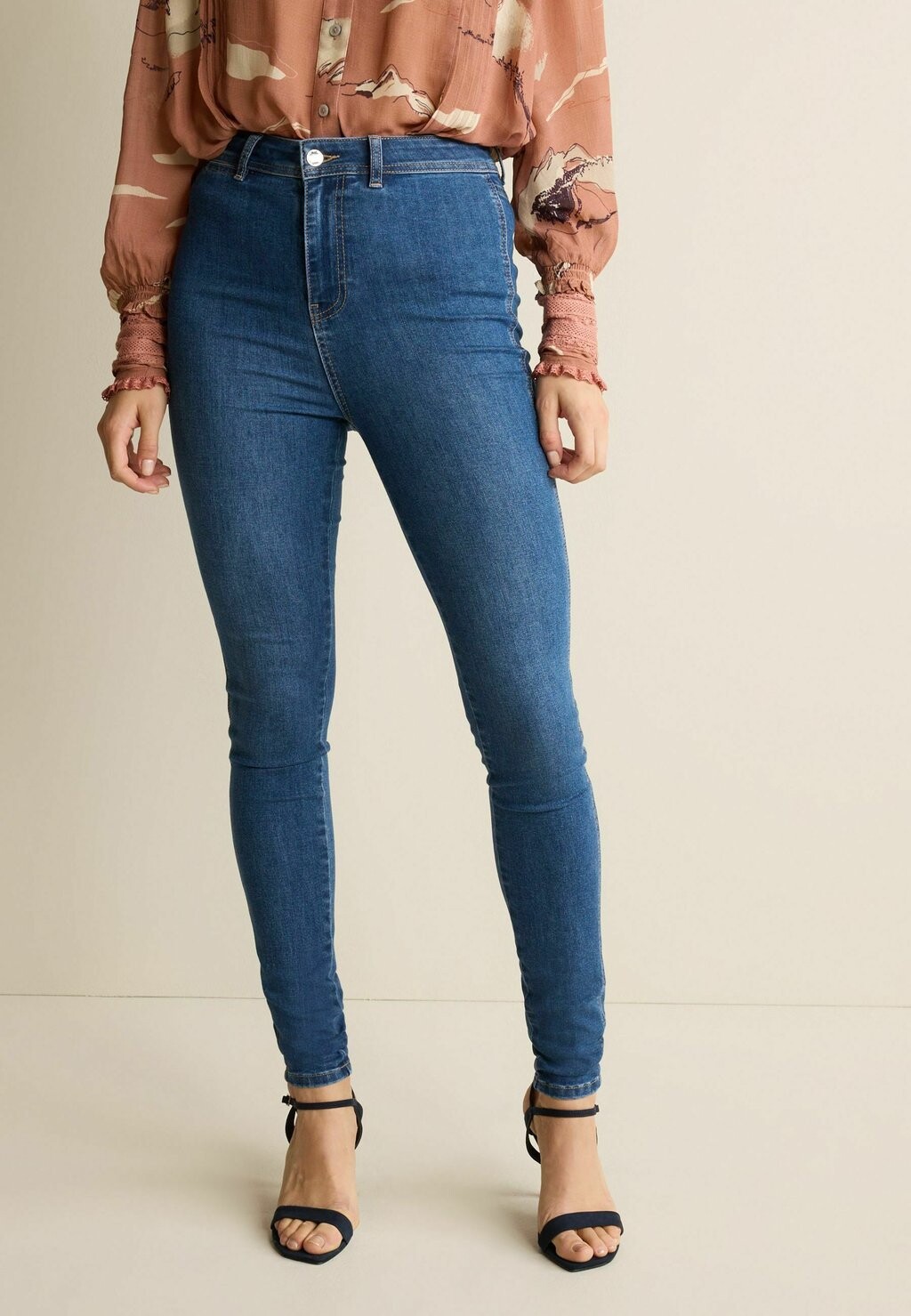 

Джинсы Skinny Fit Next, синий