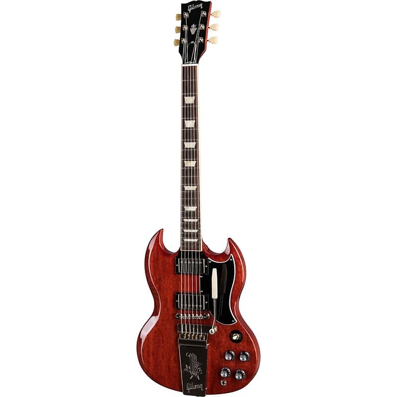 

Электрогитара Gibson SG Standard '61 Maestro Vibrola Electric Guitar - Vintage Cherry