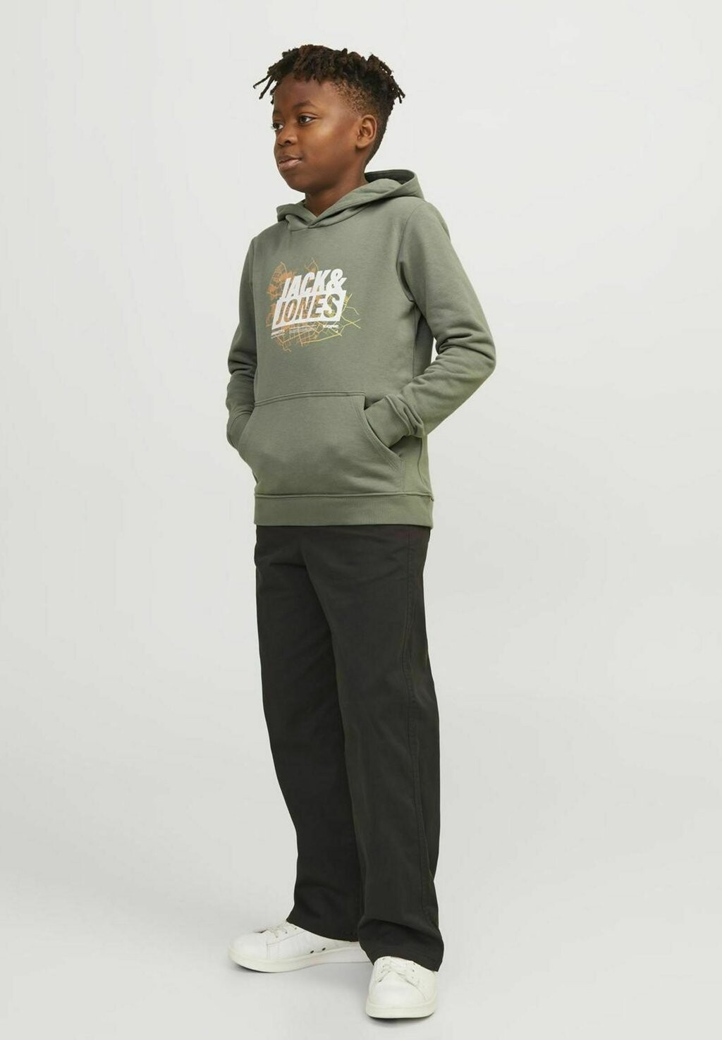 

Толстовка JCOMAP LOGO Jack & Jones Junior, цвет agave green