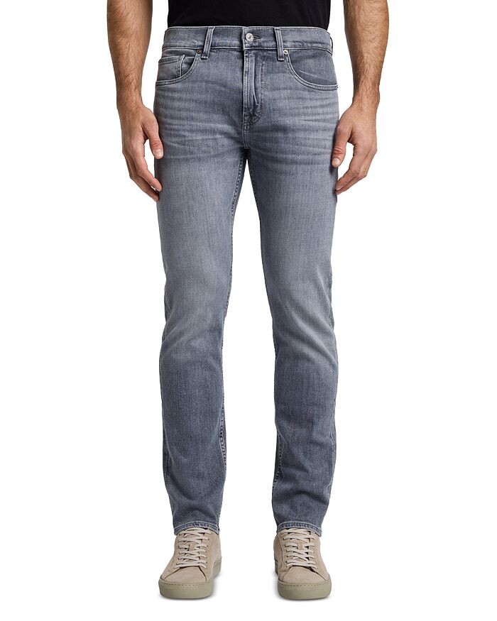 

Джинсы узкого кроя стрейч 7 For All Mankind Slimmy Comfort в цвете «Амперсанд», синий