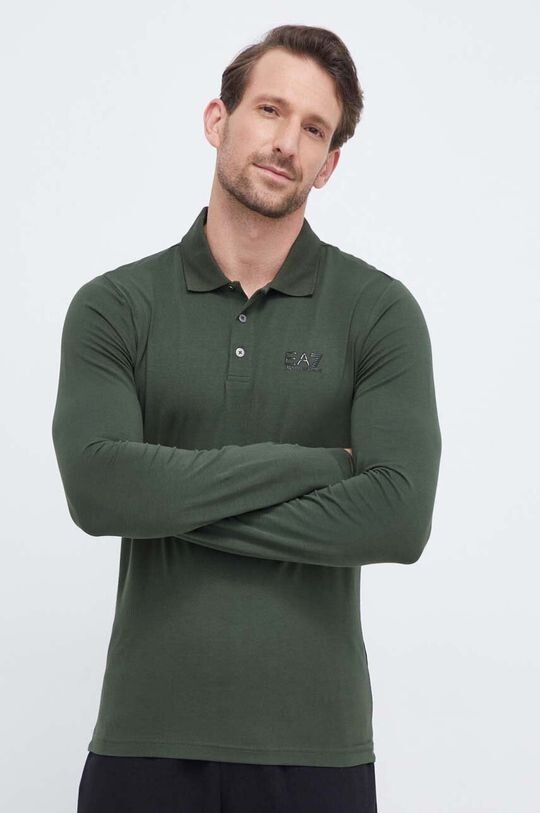 

Длинный рукав EA7 Emporio Armani, зеленый
