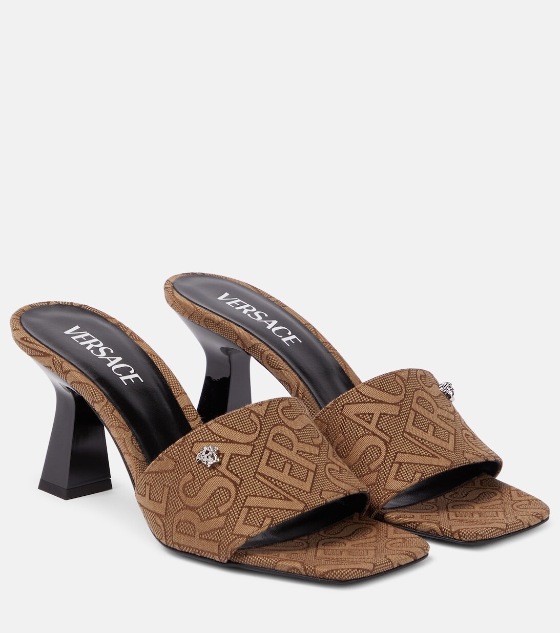 

Мюли Versace Allover Versace, коричневый