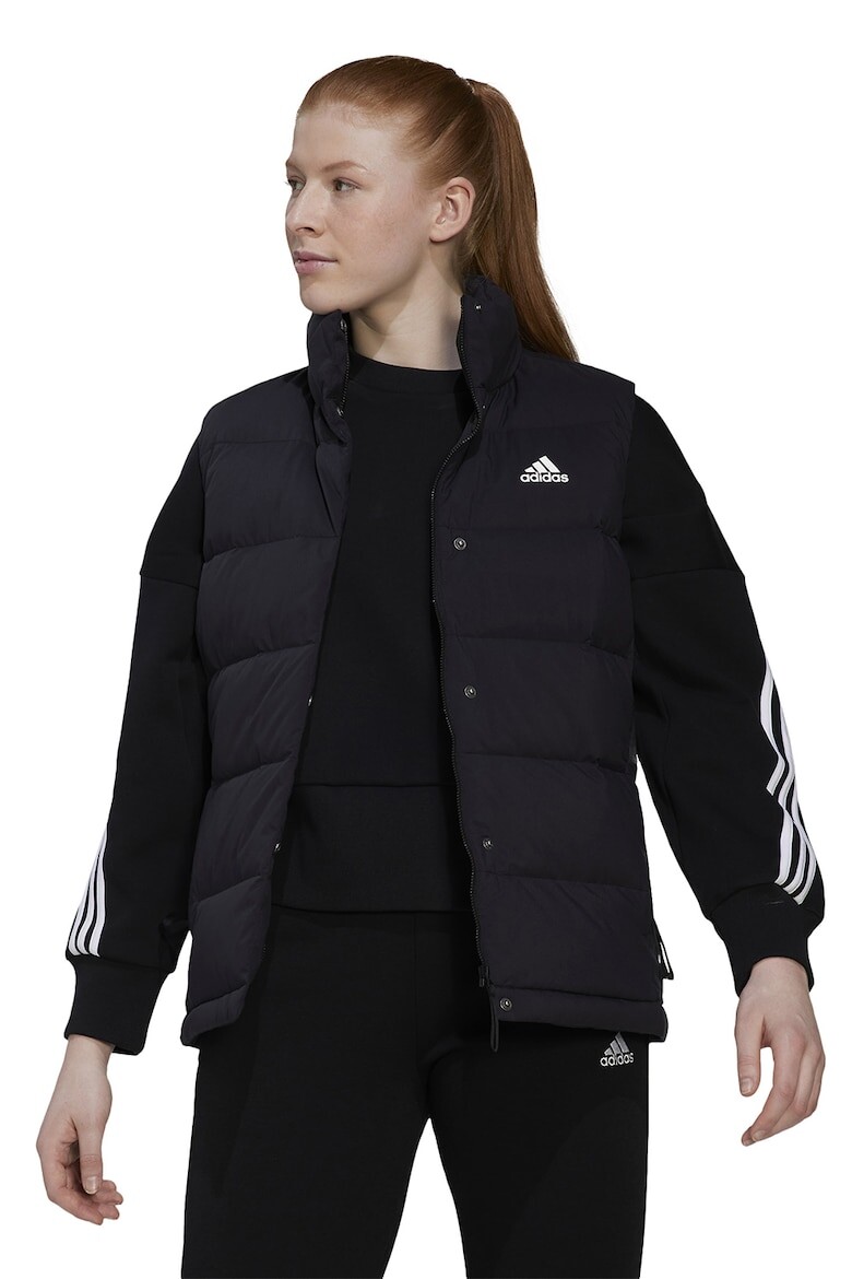

Гелионик-Пуховой непромокаемый жилет с капюшоном Adidas Sportswear, черный