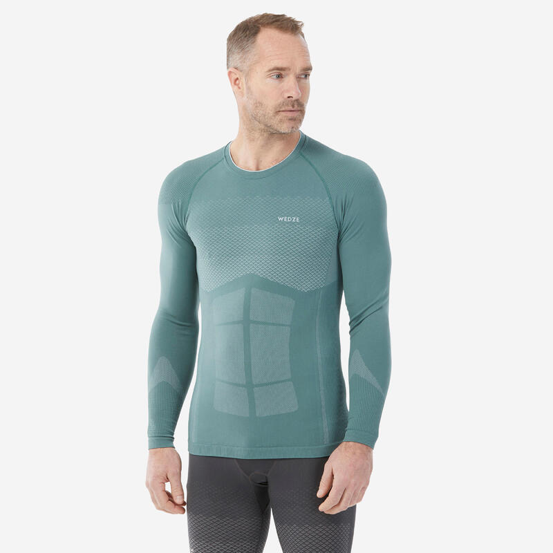 Рубашка мужская для беговых лыж - 900 зеленый INOVIK, цвет blau