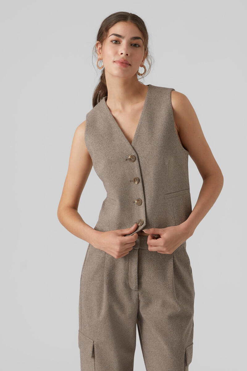 

Костюм жилет Vero Moda, серый