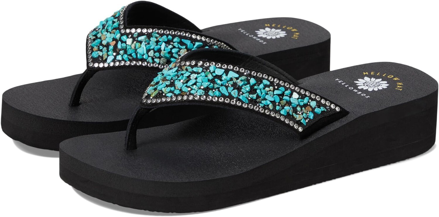 

Шлепанцы Lilla Yellow Box, цвет Turquoise