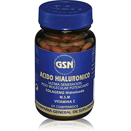 Гиалуроновая кислота 60 таблеток, Gsn гиалуроновая кислота 60 таблеток по 500 мг