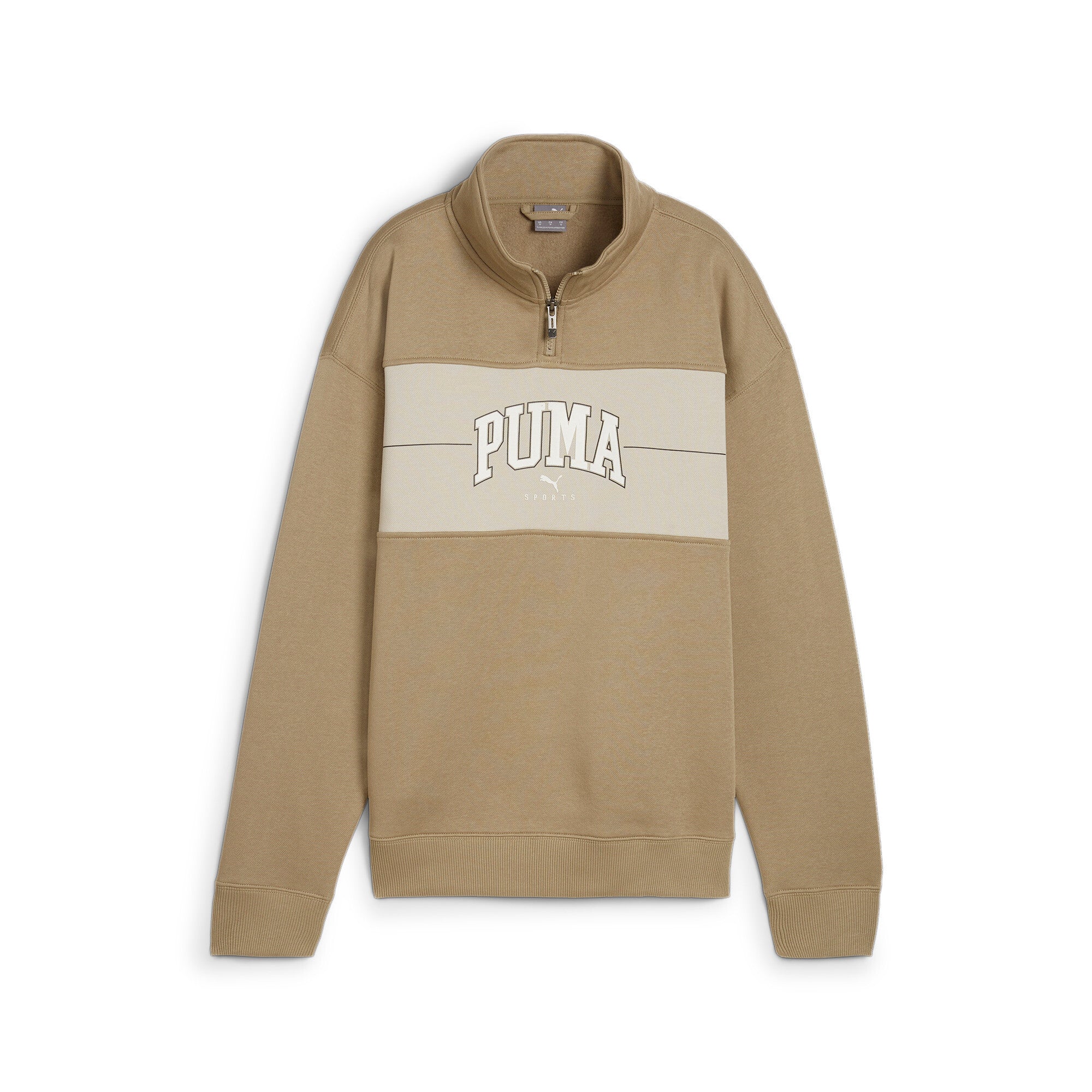 

Женская толстовка с молнией на четверть PUMA SQUAD, цвет Oak Branch