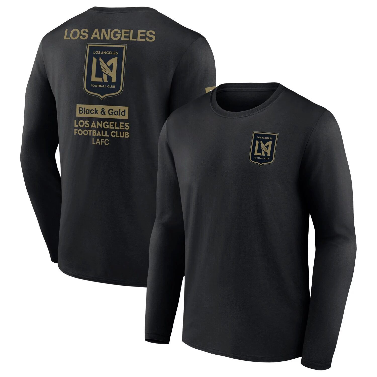 

Мужская черная футболка с длинным рукавом с логотипом Fanatics LAFC Constant Success, Черный
