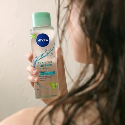 

Nivea освежающий мицеллярный шампунь для нормальных и жирных волос 400мл