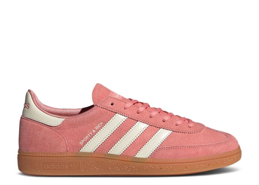 

Кроссовки adidas Sporty & Rich X Handball Spezial, цвет Pink Gum