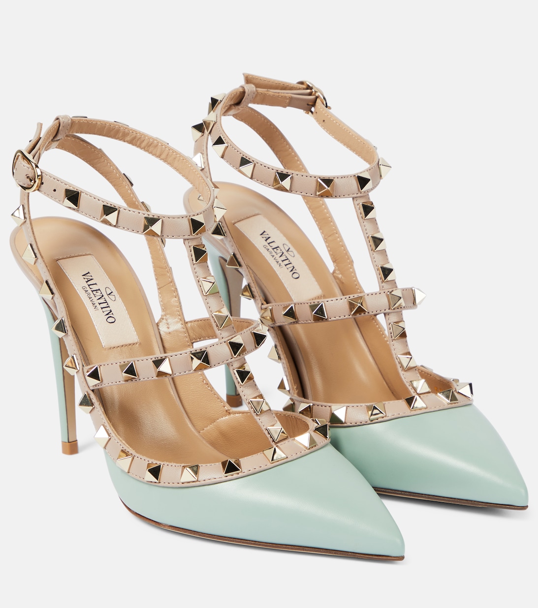 

Кожаные туфли Rockstud Valentino Garavani, синий