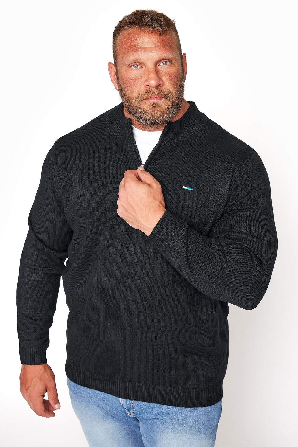 

Свитера Харрингтон BadRhino Big & Tall, черный