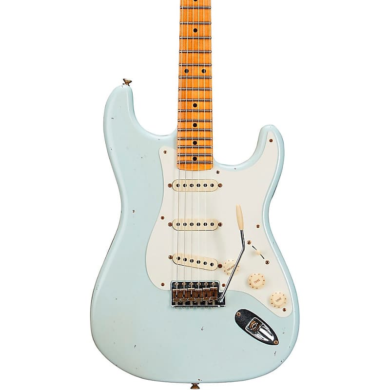 

Электрогитара Fender Custom Shop Limited-Edition '56 Stratocaster Relic Electric Guitar Super Faded Aged Sonic Blue