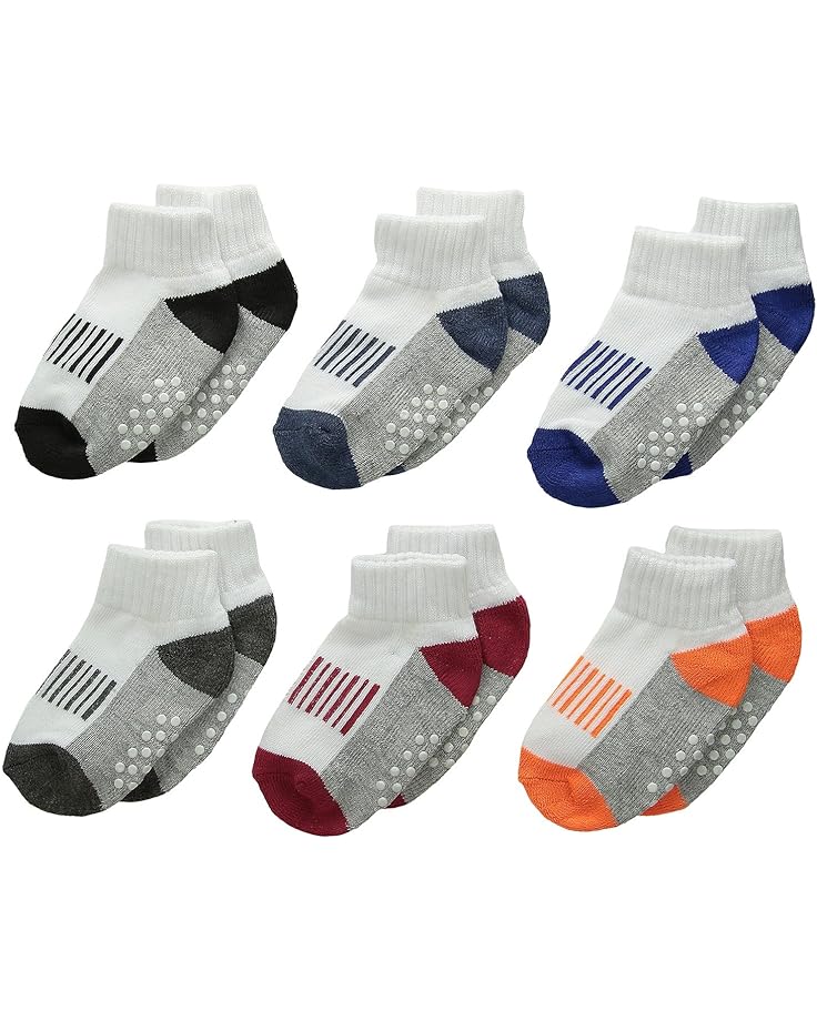 

Носки Jefferies Socks Sporty Half Cushion Quarter Socks 6-Pair Pack, мульти