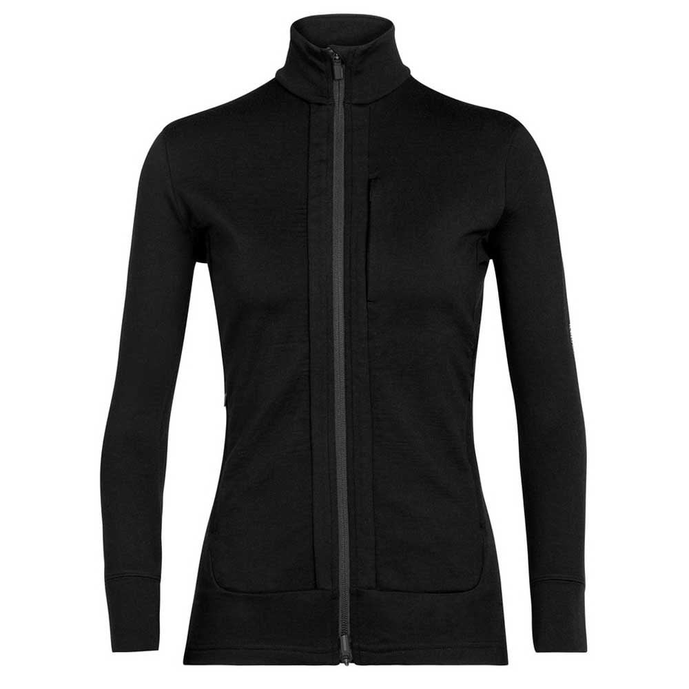 

Толстовка Icebreaker Quantum III Merino Full Zip, черный